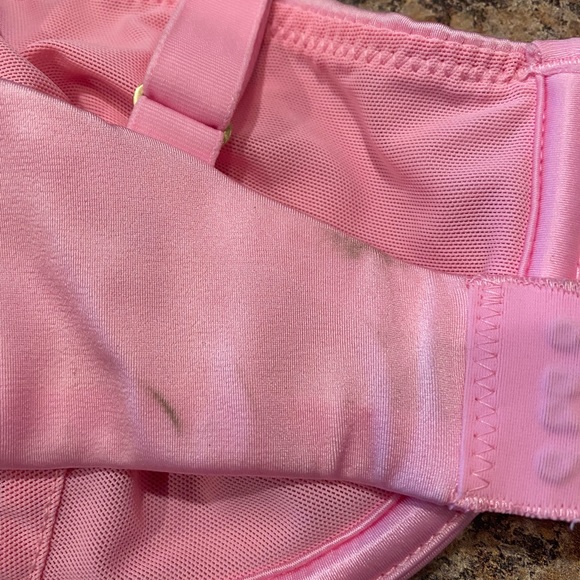 ***SOLD*** CUUP Unlined Satin Balconnet Bra Rose Pink Like New Size 32D. - Picture 4 of 6